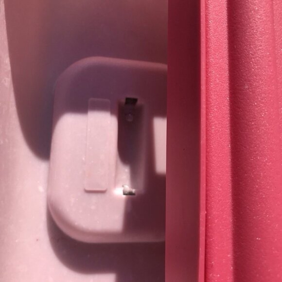 Vtg ULTA Beauty Pink Glitter Jewelry Craft Case Makeup Cosmetic Organizer Mirror - Picture 8 of 16